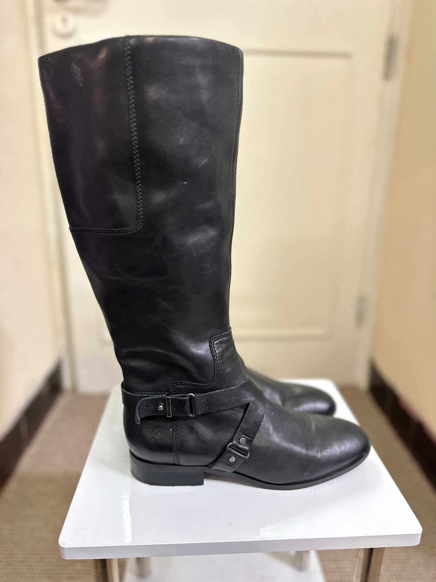 Real leather boots on sale