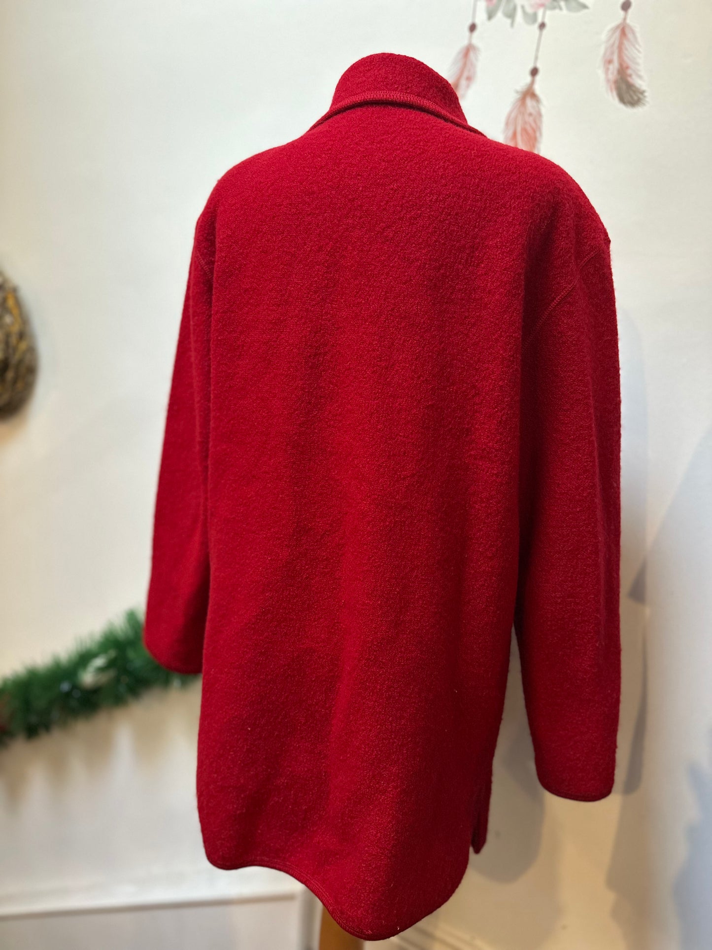 Vintage Westerlind 100% Wool Coatigan, Size S Loose Fit