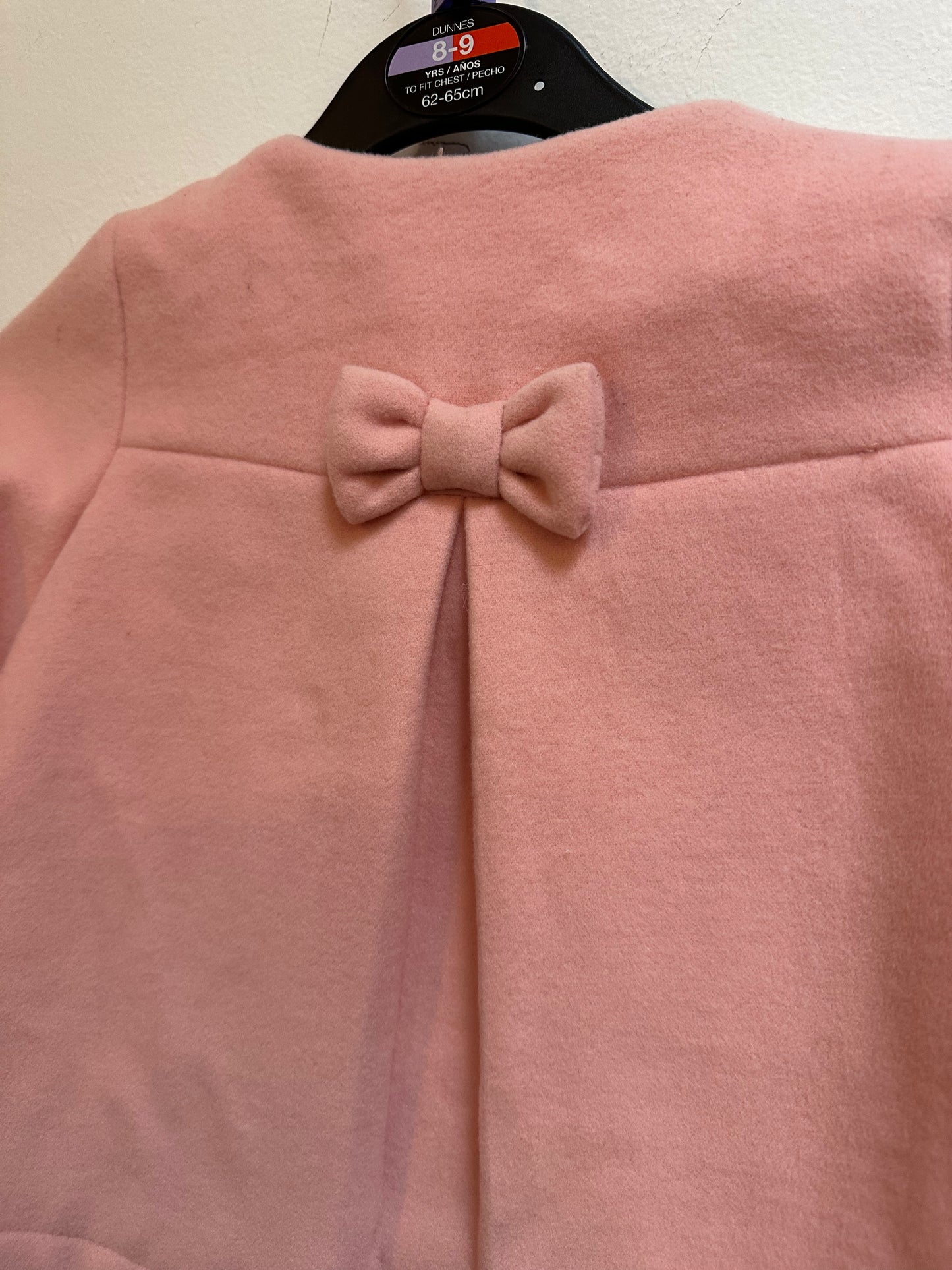 Designer Max Studio Pink Bow Coat, Age 18-24 Months, Immaculate Condition