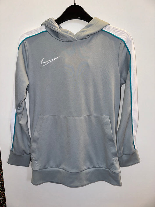 Nike Grey/Green Hoodie, Age7-8