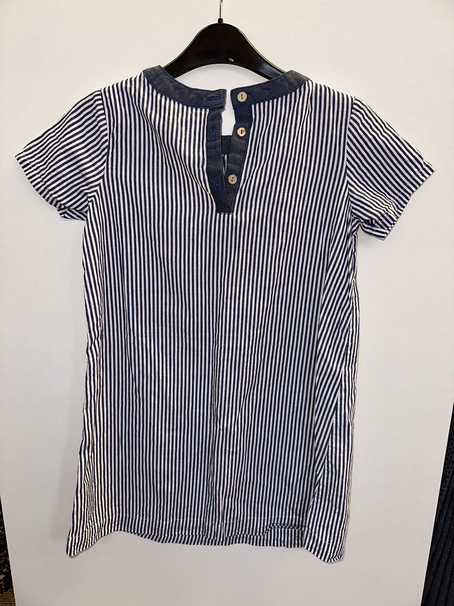 Ebbe Stripey Dress, Age 5, 100% Cotton