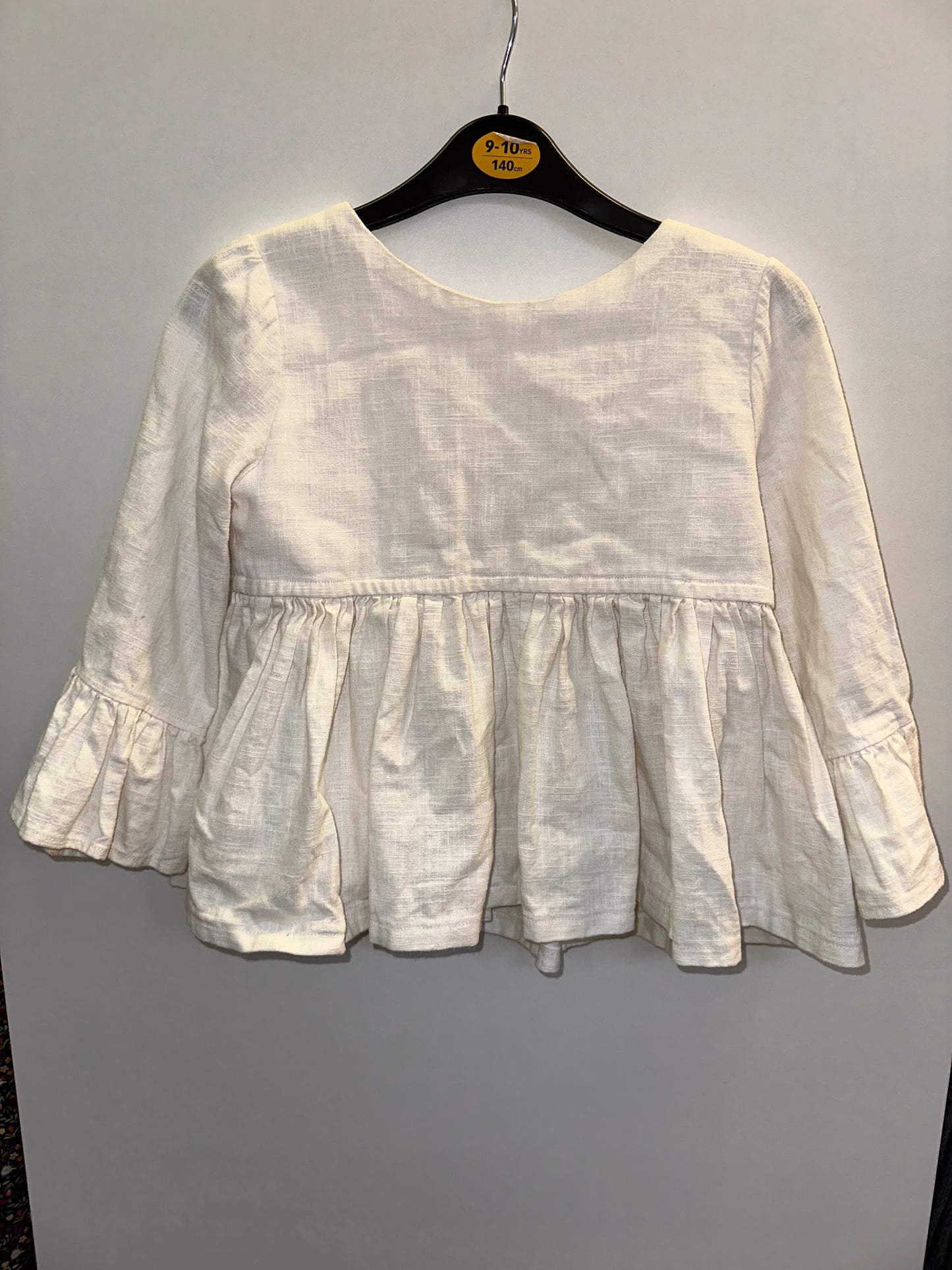 Linen Ruffle Jacket, Best Fit 3-4