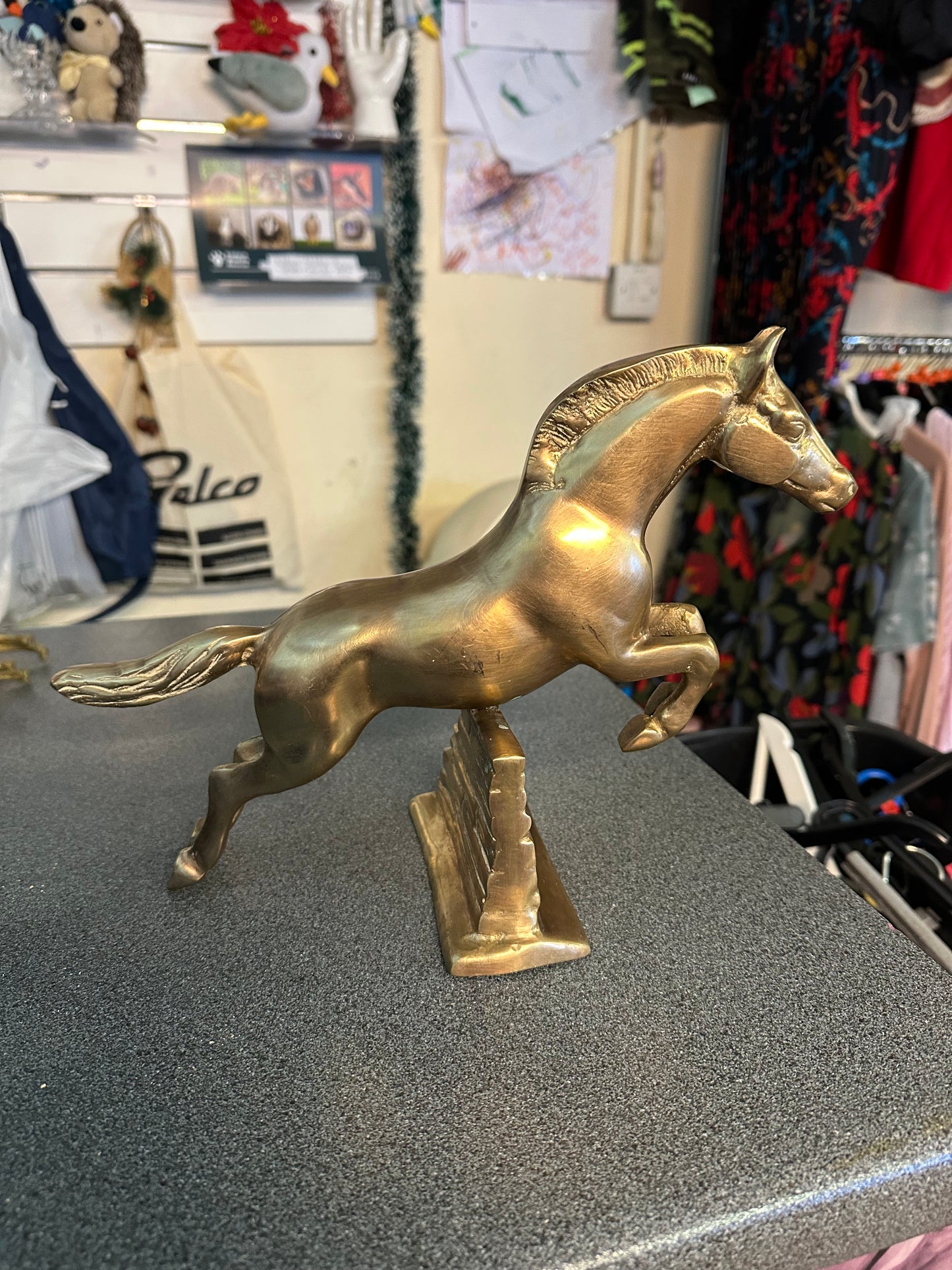 Stunning Brass Showjumping Horse