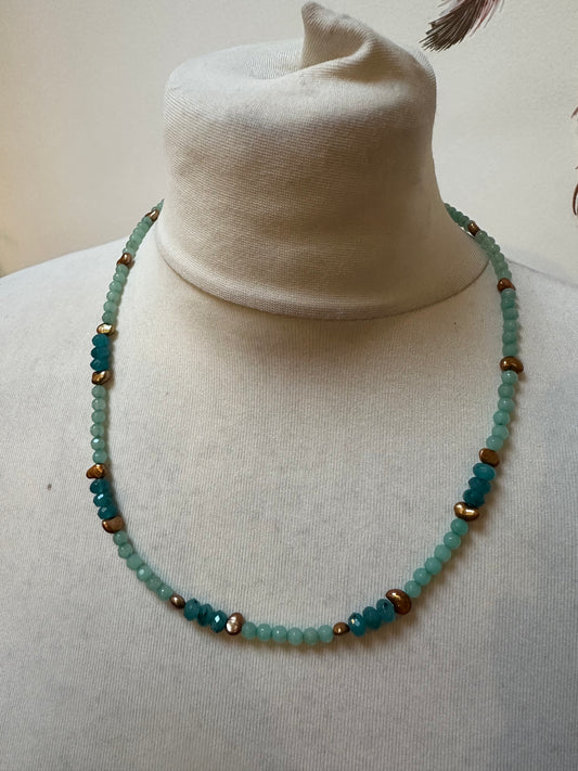 Turquoise Beaded necklace