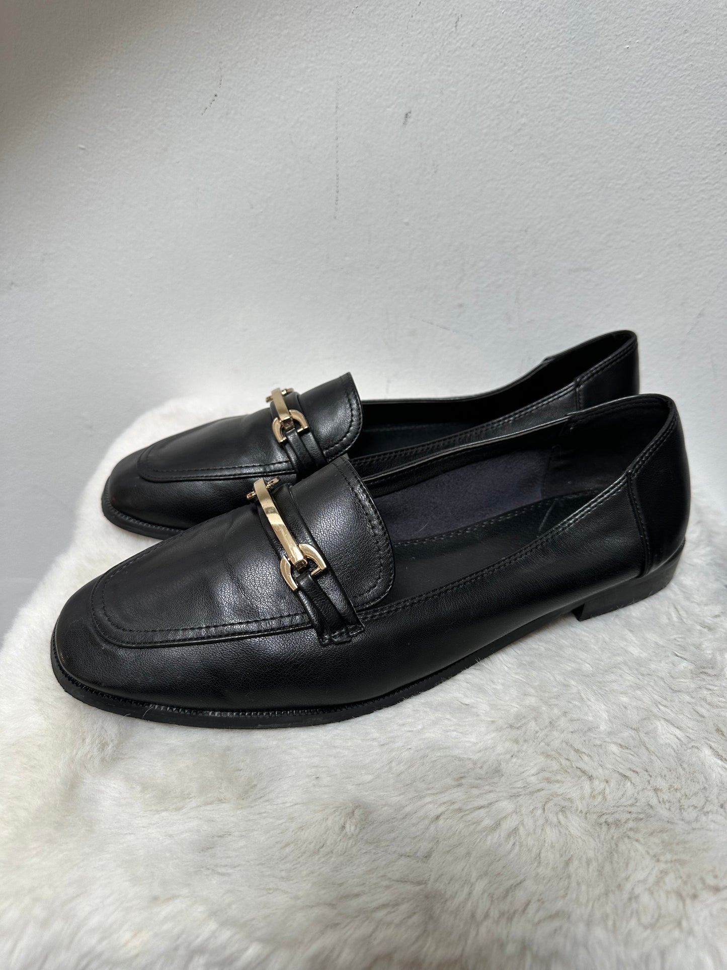 Asos, PU Leather Slip-Ons, Size 9