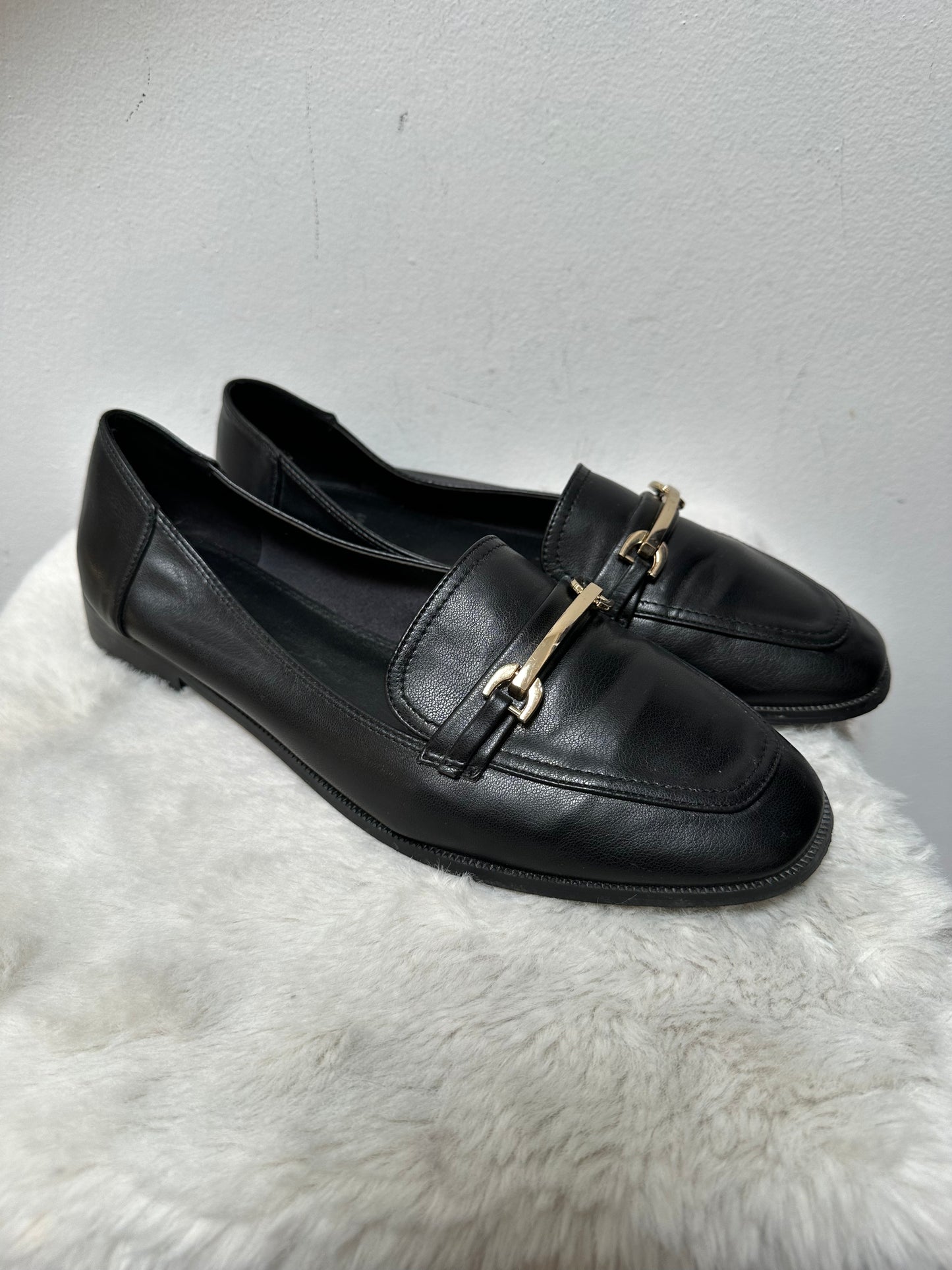 Asos, PU Leather Slip-Ons, Size 9