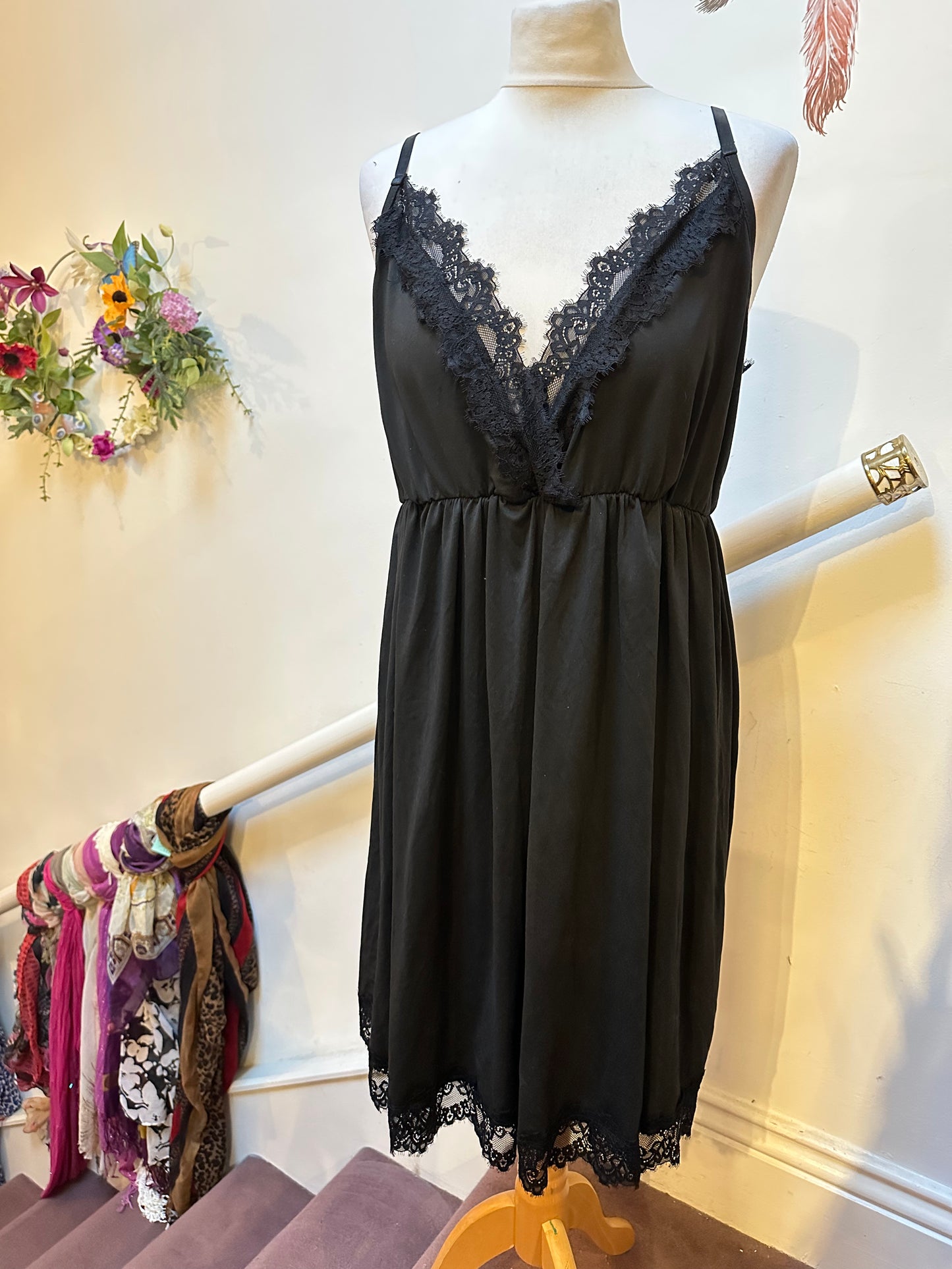 Black Negligee Best Fit Size XL