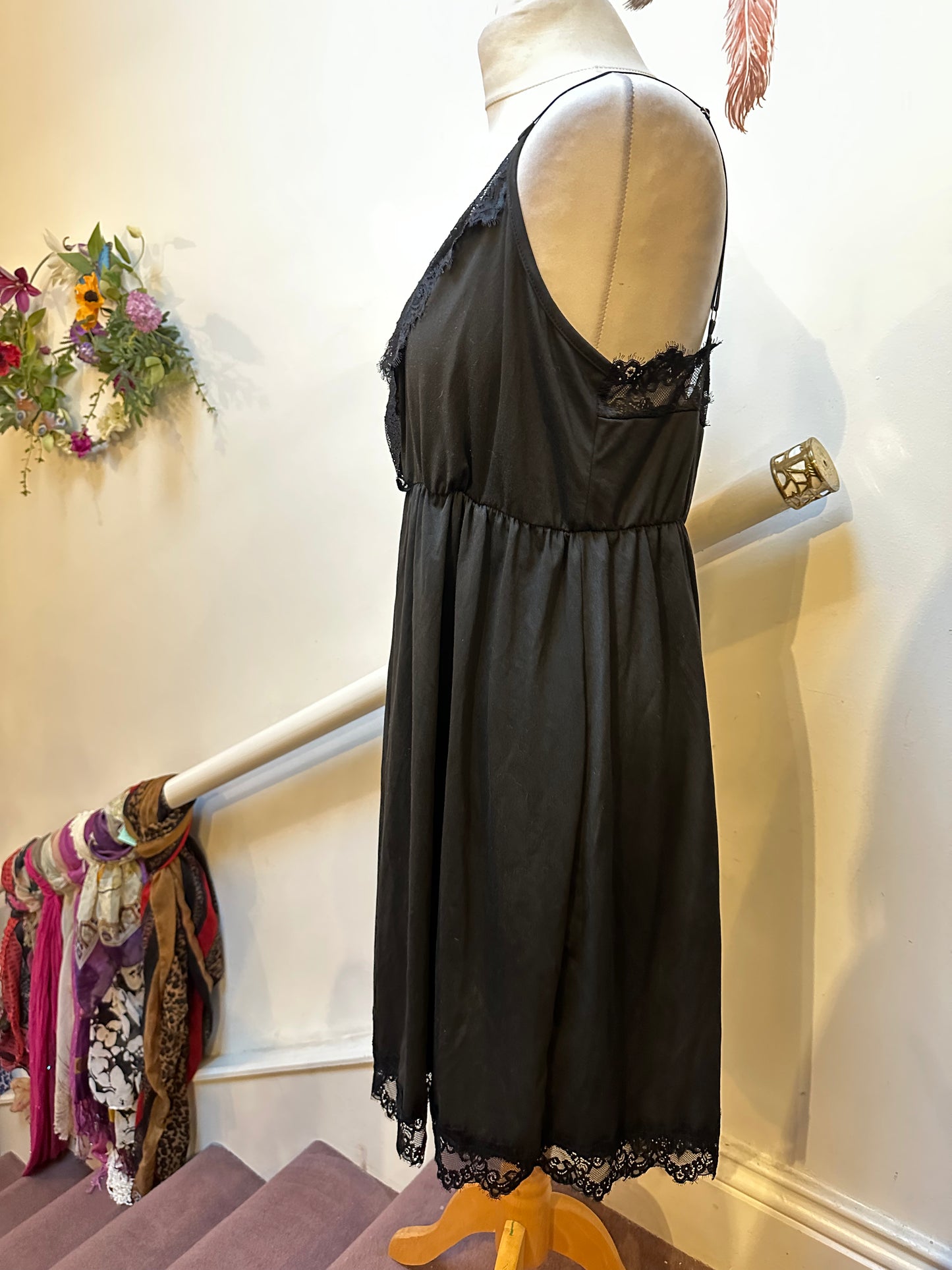 Black Negligee Best Fit Size XL