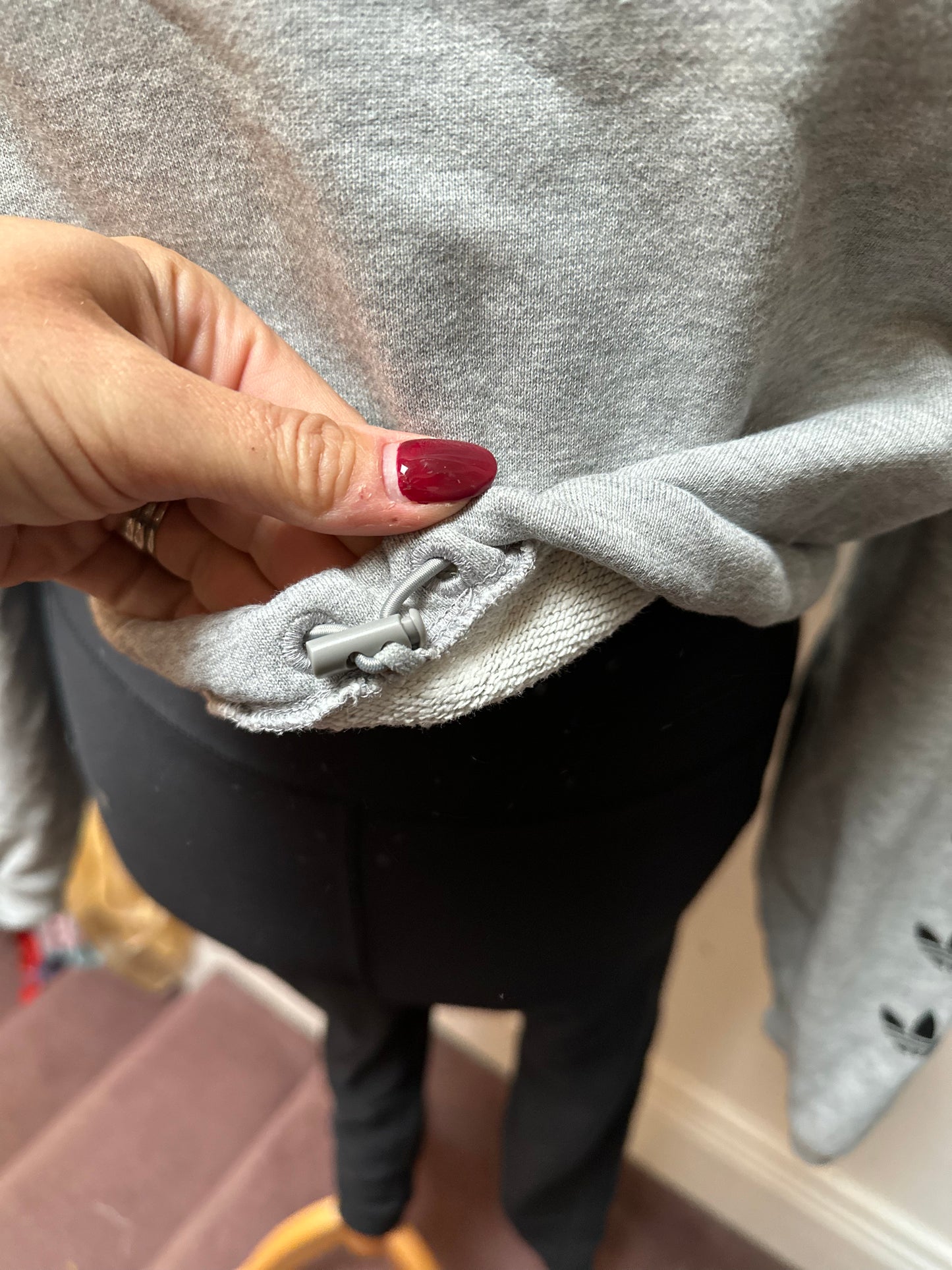 Adidas Cropped Sweater, Size 10