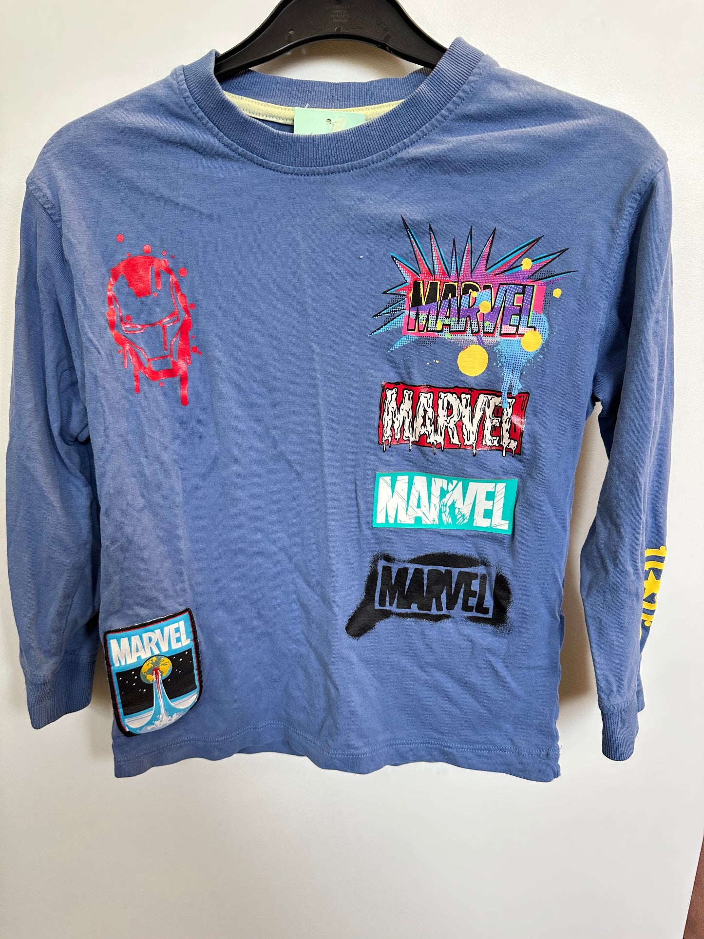 Marvel 100% Cotton Top Age 6-7