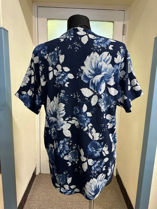 Floral Top with Zip Size S
