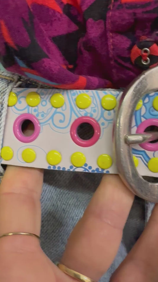 Pepe Jeans Funky Leather Belt Size S/M